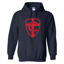 Load image into Gallery viewer, Crusader Logo Navy Hoodie