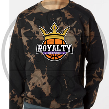 Load image into Gallery viewer, 50/50 Unisex Black Bleached Crewneck