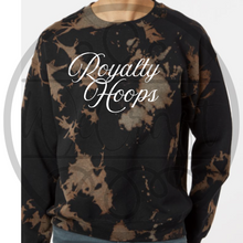 Load image into Gallery viewer, 50/50 Unisex Black Bleached Crewneck