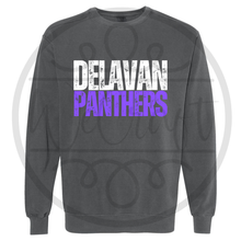 Load image into Gallery viewer, Pepper Comfort Colors Panthers Crewneck