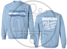 Load image into Gallery viewer, Spartans Wrestling Etched w/ back design