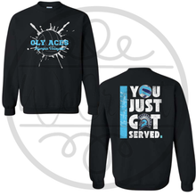 Load image into Gallery viewer, Oly Aces Logo Served Crewneck
