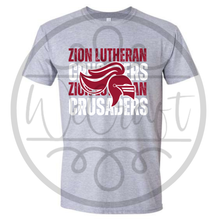 Load image into Gallery viewer, Zion Lutheran Stacked Tee
