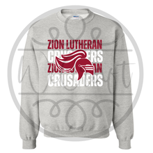 Load image into Gallery viewer, Zion Lutheran Stacked Crewneck
