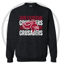 Load image into Gallery viewer, Zion Lutheran Stacked Crewneck
