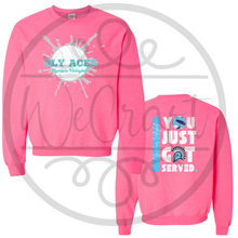 Load image into Gallery viewer, Oly Aces Pink Youth Crewneck
