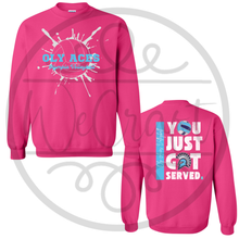 Load image into Gallery viewer, Oly Aces Logo Served Crewneck
