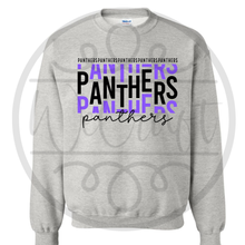 Load image into Gallery viewer, Panthers Repeated Crewneck
