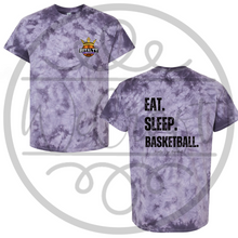 Load image into Gallery viewer, Eat. Sleep. Basketball Tie Dye Tee
