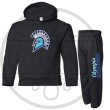Load image into Gallery viewer, Youth Spartans Hoodie Sweat Set - Black
