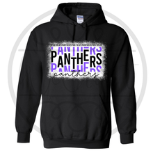 Load image into Gallery viewer, Panthers Black Faux Bleached Hoodie
