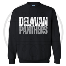 Load image into Gallery viewer, Delavan Panthers Distressed Crewneck
