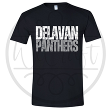 Load image into Gallery viewer, Delavan Panthers Distressed Tee
