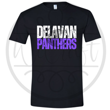 Load image into Gallery viewer, Delavan Panthers Distressed Tee
