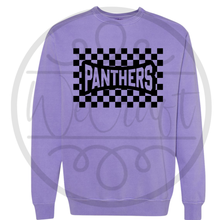 Load image into Gallery viewer, Violet Comfort Colors Panthers Crewneck
