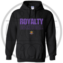 Load image into Gallery viewer, Royalty Basketball Outline Hoodie - Black
