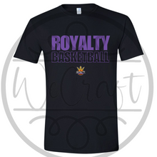 Load image into Gallery viewer, Royalty Basketball Outline Tee
