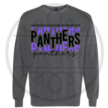 Load image into Gallery viewer, Pepper Comfort Colors Panthers Crewneck
