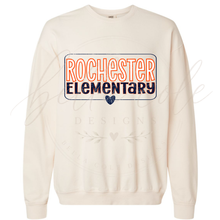 Load image into Gallery viewer, Rochester Elementary w/ heart CC Crewneck
