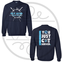 Load image into Gallery viewer, Oly Aces Logo Served Crewneck
