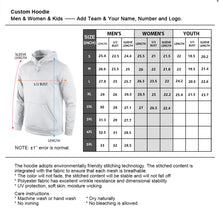 Load image into Gallery viewer, Red &amp; Black Gradiant Flames Hoodie - No #
