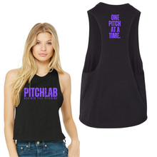 Load image into Gallery viewer, PitchLab Bella + Canvas Racerback Cropped Tank
