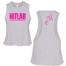 Load image into Gallery viewer, HitLab Bella + Canvas Racerback Cropped Tank
