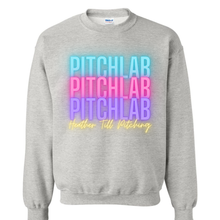 Load image into Gallery viewer, PitchLab Neon Stacked Crewneck
