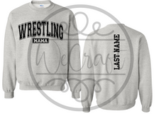 Load image into Gallery viewer, Wrestling Mama/Dad Crewneck
