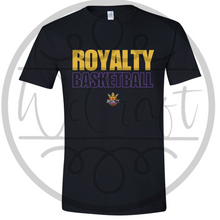 Load image into Gallery viewer, Royalty Basketball Outline Tee
