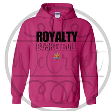 Load image into Gallery viewer, Royalty Basketball Outline Hoodie
