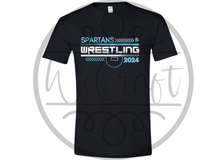 Load image into Gallery viewer, Spartan Wrestling Etched T-Shirt
