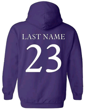 Load image into Gallery viewer, Youth 50/50 Purple Hoodie
