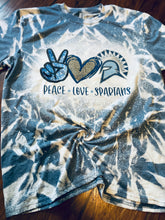 Load image into Gallery viewer, Peace Love Spartans Adult Tee
