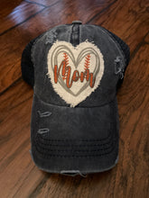 Load image into Gallery viewer, Custom Design Distressed Ponytail Hats
