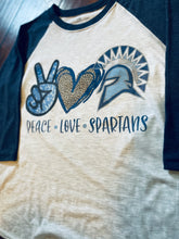 Load image into Gallery viewer, Youth Spartans Baseball Tee
